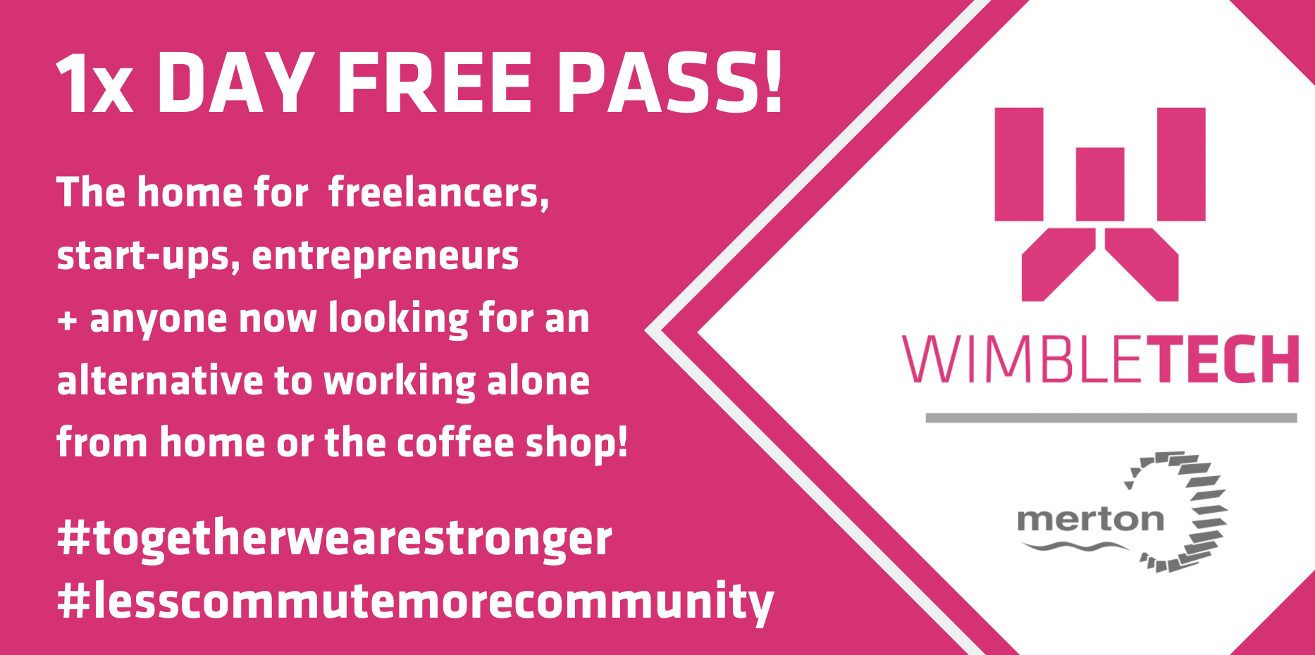 Freebie Thursday-FREE Day Pass For Those Living Locally in Merton – JoinUs