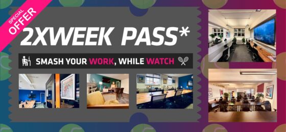 Work & Watch @ Wimbletech - X2Week Pass - Book Now (£100+ vat)